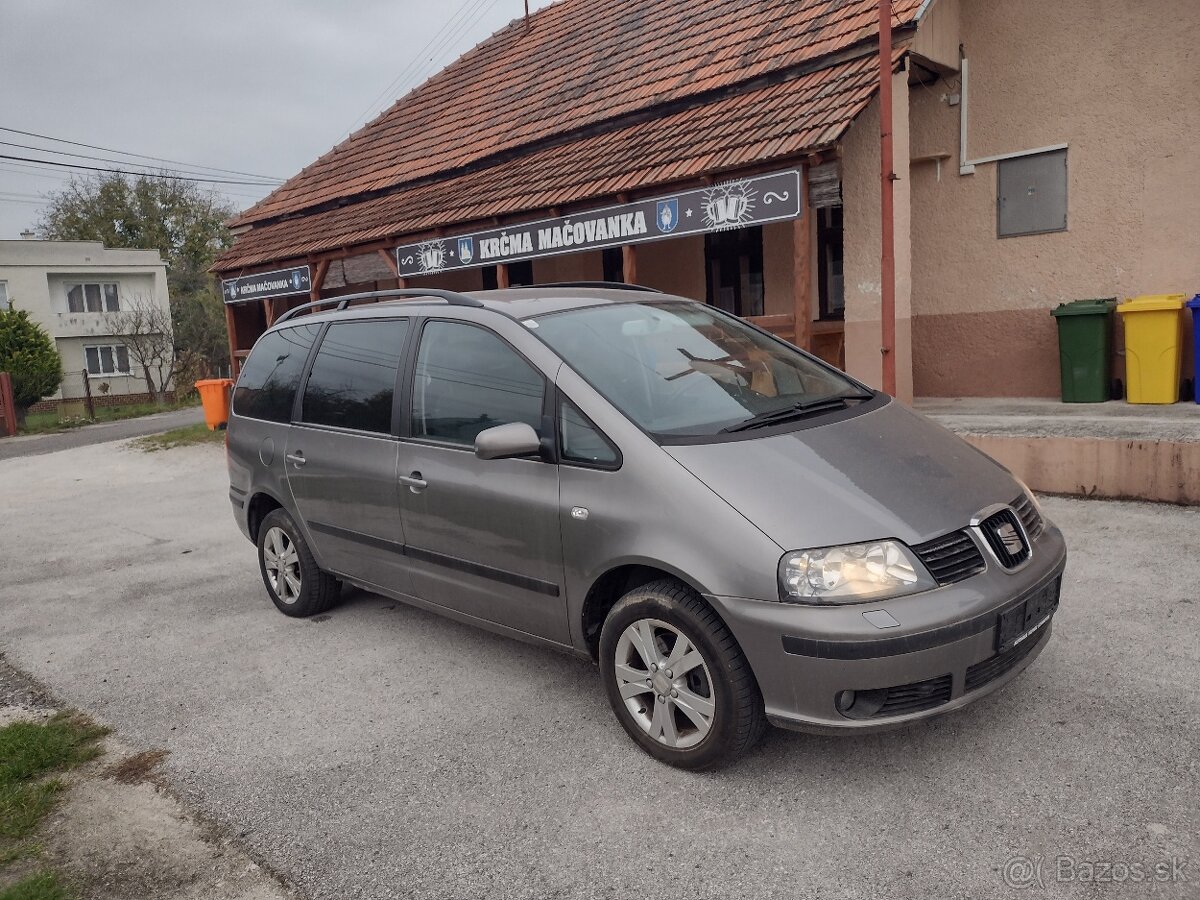 SEAT ALHAMBRA 1.9 TDI 85 KW 7 MIESTNE NAJ.230000 KM