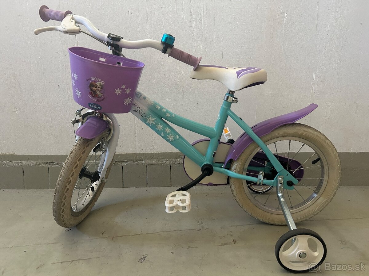 Detský Frozen Elza Bicykel