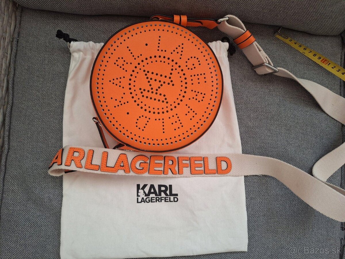 Karl Lagerfeld originál kožená kabelka
