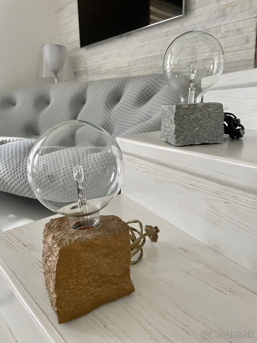 Dizajnové dekor lampy s kameňom