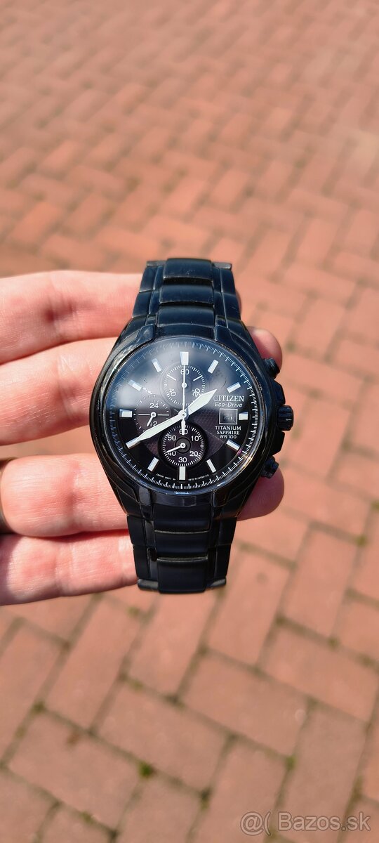 Hodinky Citizen CA0265-59E Titanium Chrono - Eco-Drive