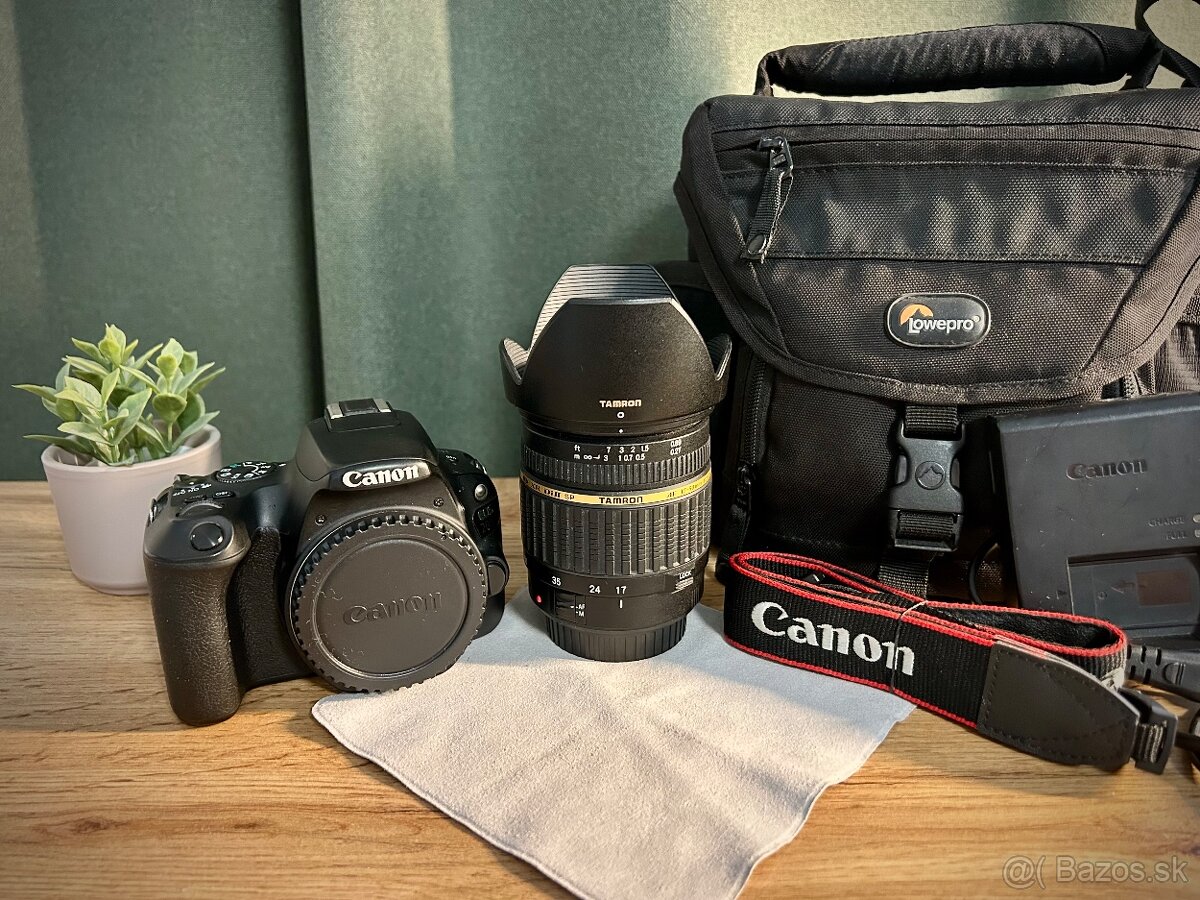 Canon 200D + 17-50mm f/2.8 + taška (rezervovaný)