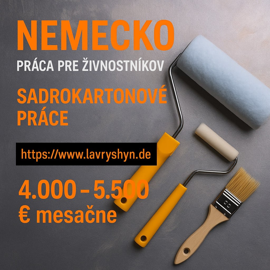 NEMECKO - PRÁCA PRE ŽIVNOSTNÍKOV