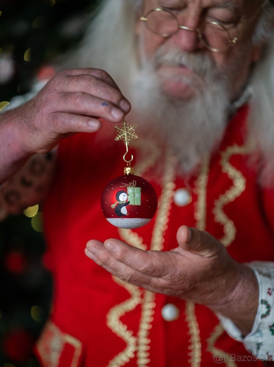 Vianočné ozdoby , vianočné sklenené gule