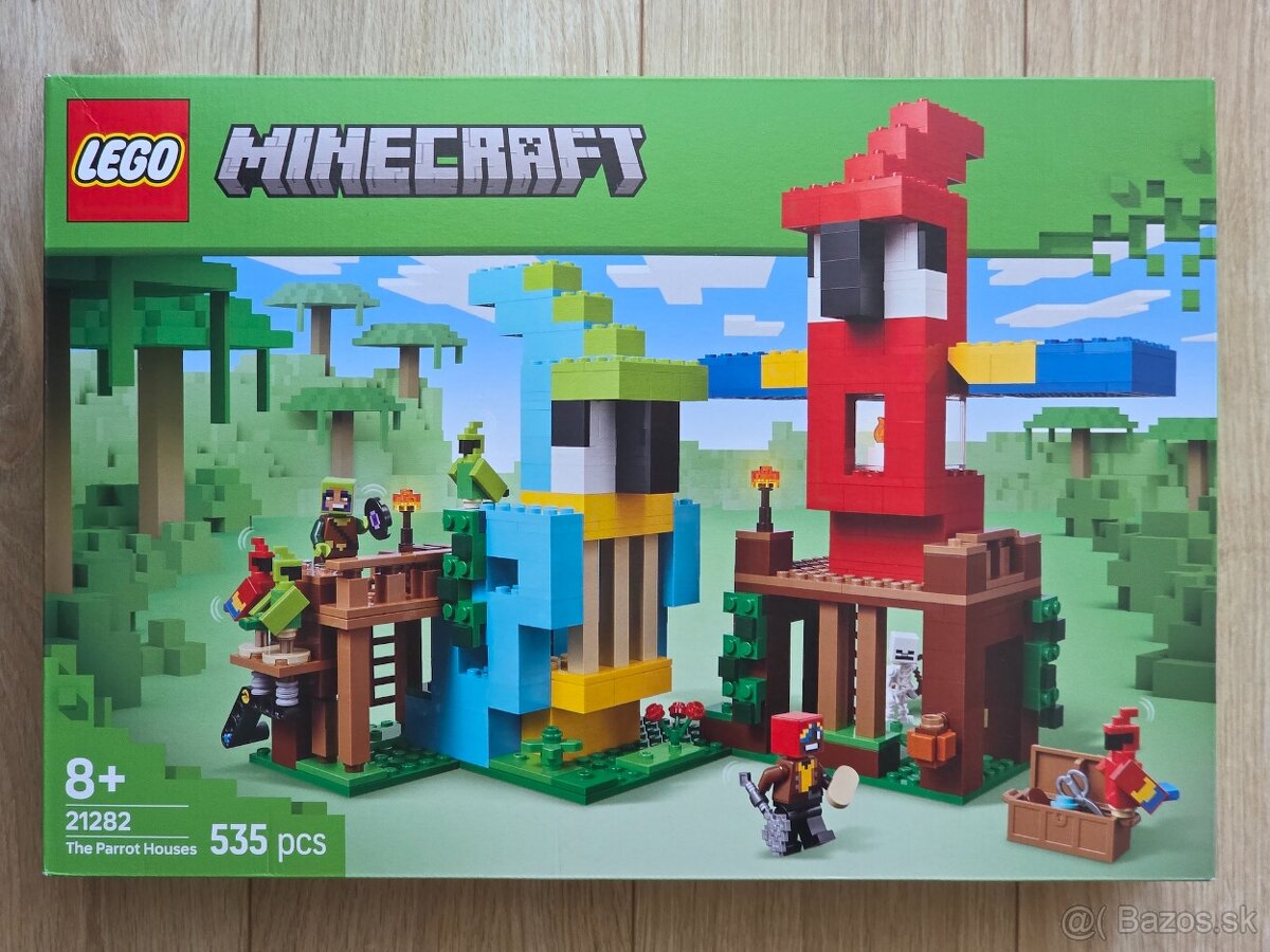 Lego Minecraft 21282 Domy papagájov (The Parrot Houses)