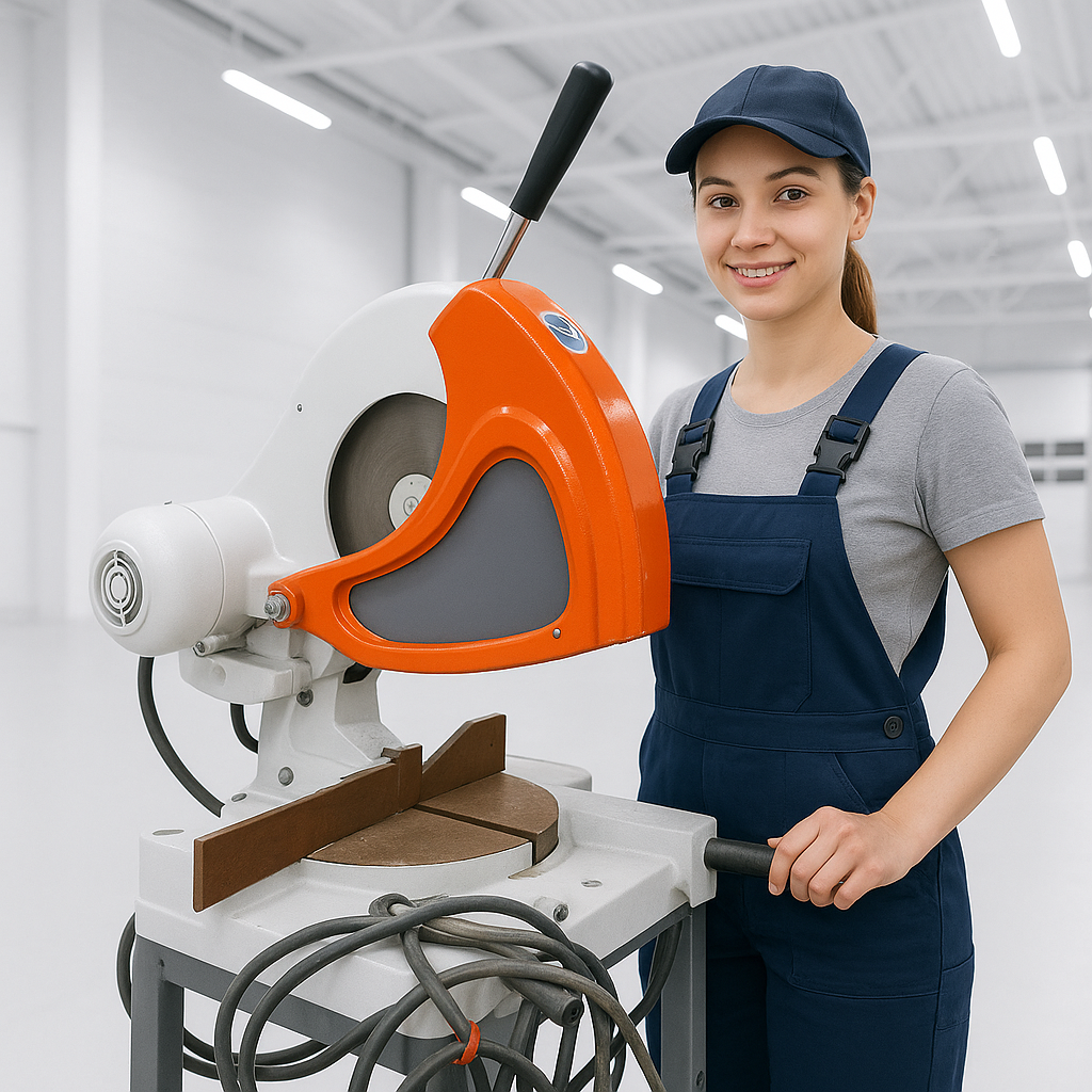 Pokosová pila na hliník a PVC elumatec mgs 72