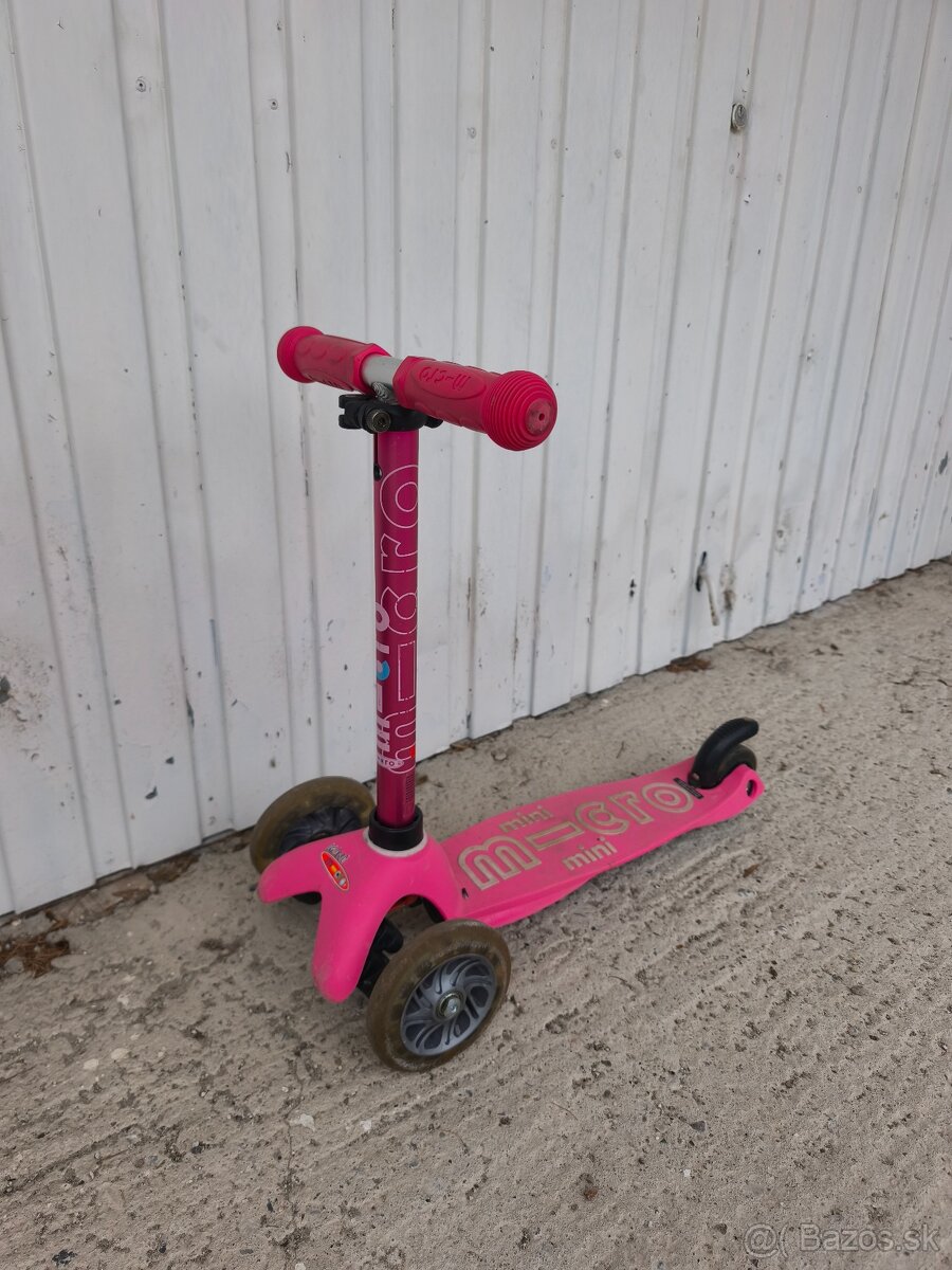 Kolobežka Micro LED kolesá