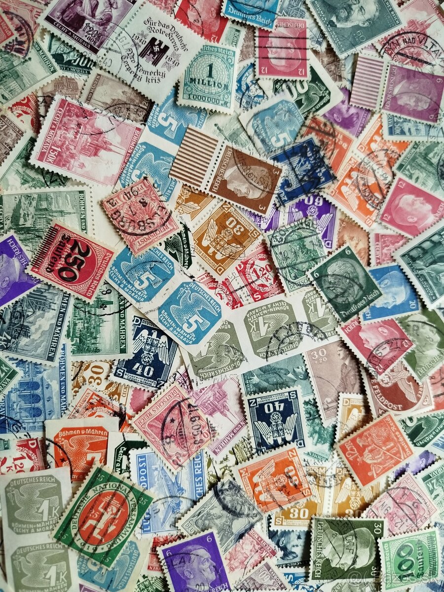 Nemecká ríša, Protektorát - mix známok