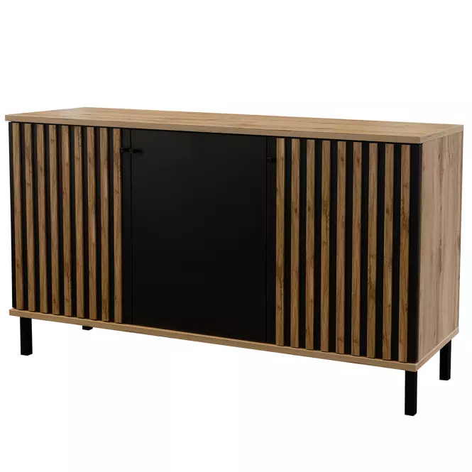 Komoda 3D Wotan/Čierna