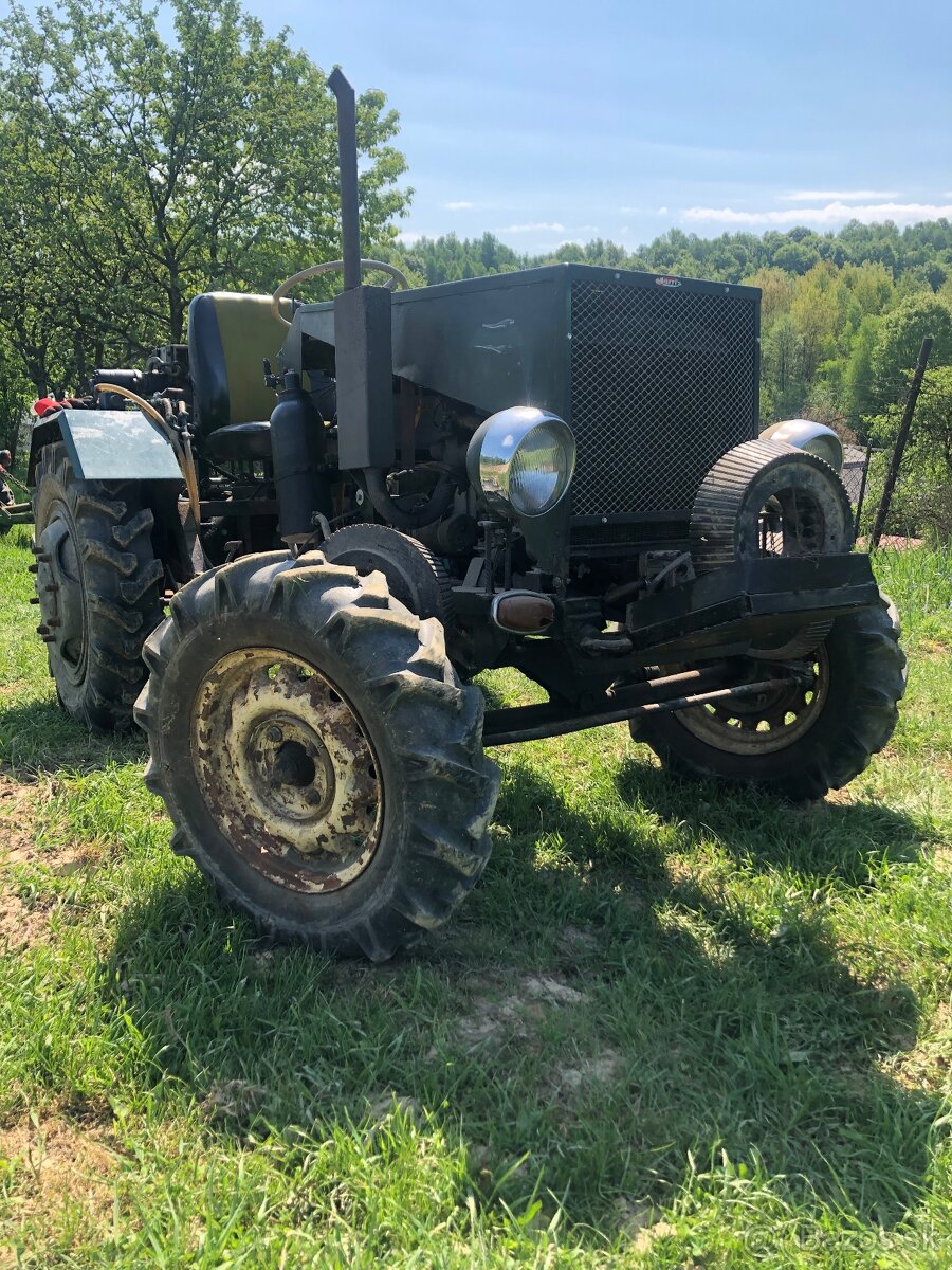 Malotraktor domácej výroby, hydraulika+navijak