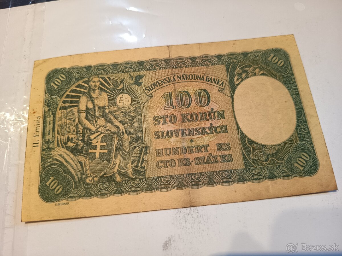 Predám bankovku slovensky štát