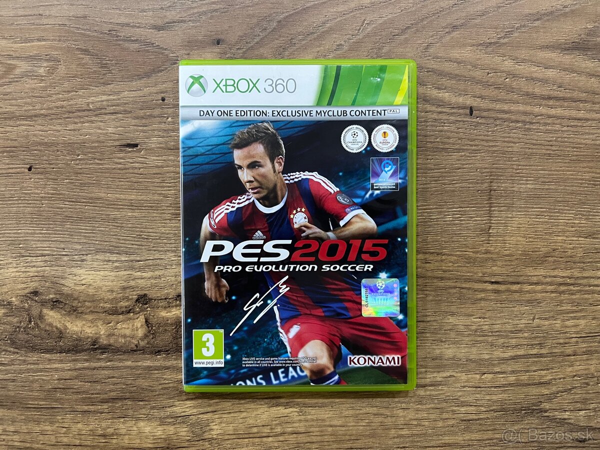 Hra PES Pro Evolution Soccer 2015 na Xbox 360
