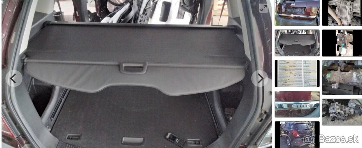 Opel Antara 2.2 CDTI 2015 predám ROLETA, PREVODOVKA, prídavn