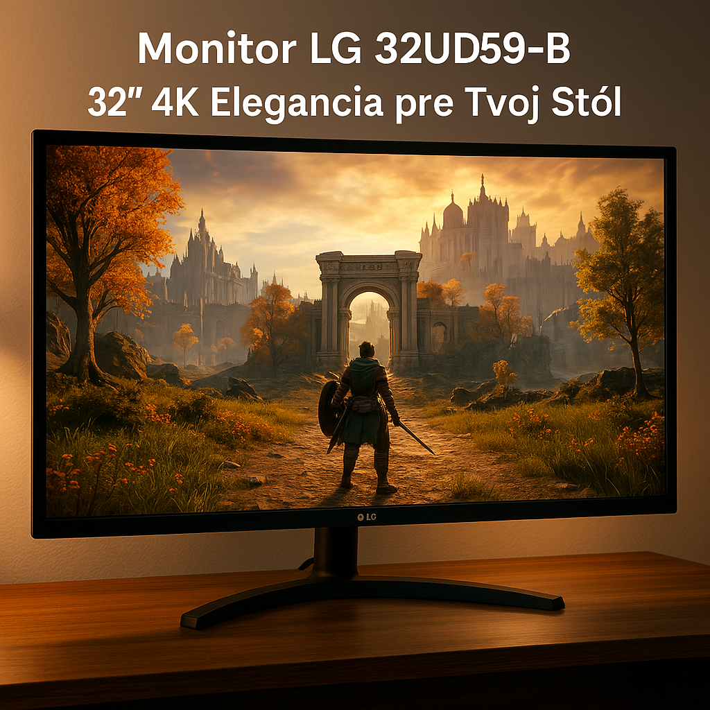 LG 32UD59-B – 32" 4K monitor s parádnym zvukom len za 120 €