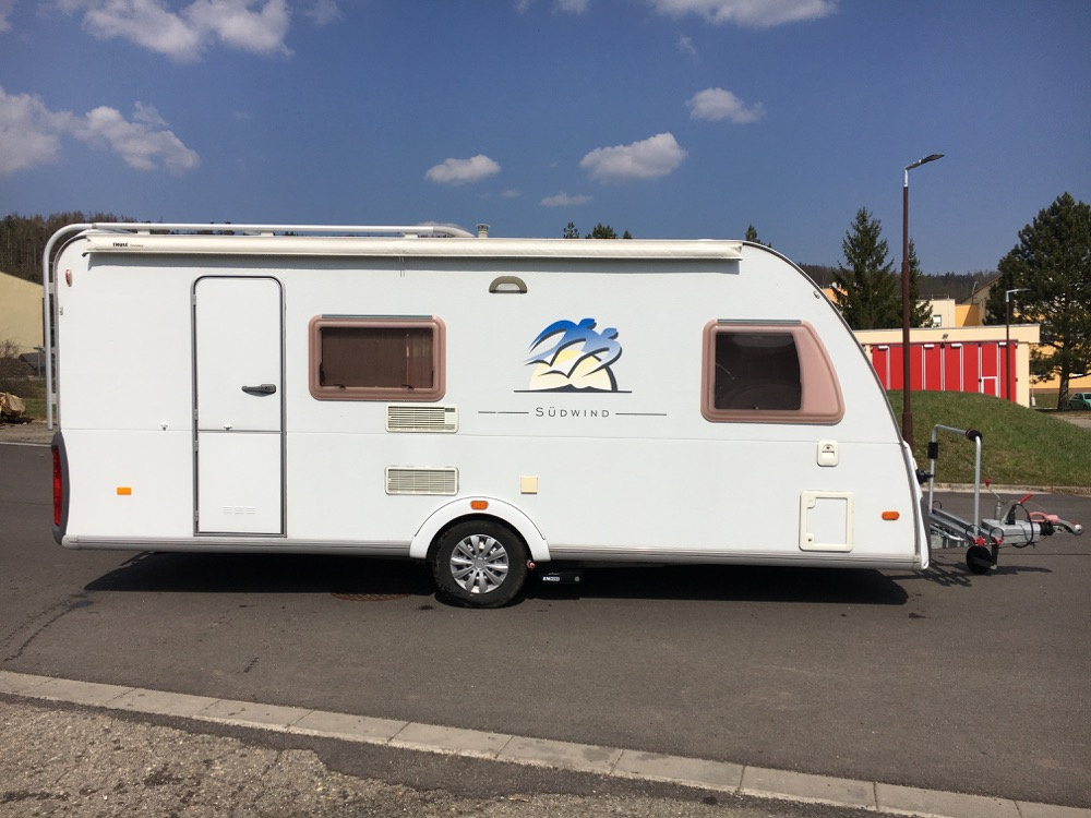 Predám karavan, obytný príves Knaus sudwind pre 5-6 osôb
