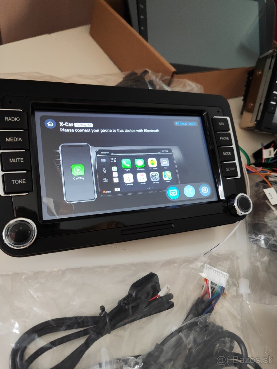 autoradio android nove 2 din do škoda, volkswagen