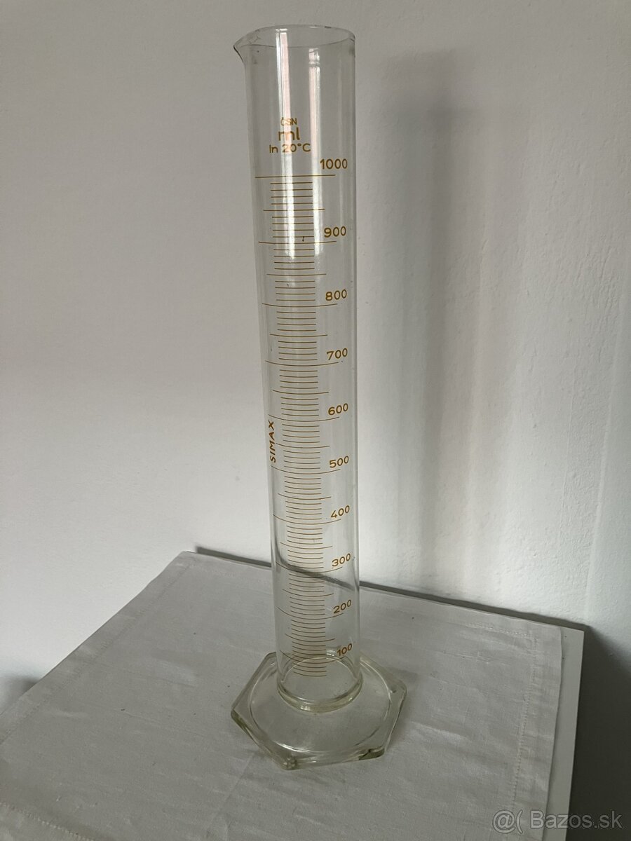 Sklenený odmerný valec SIMAX 1000 ml