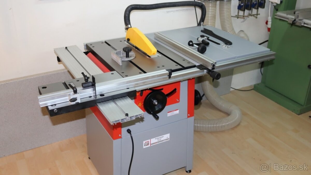 Kotoučová pila s litinovým stolem