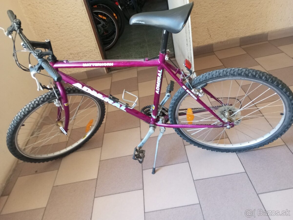 Fialový horský bicykel Admiral Matterhorn