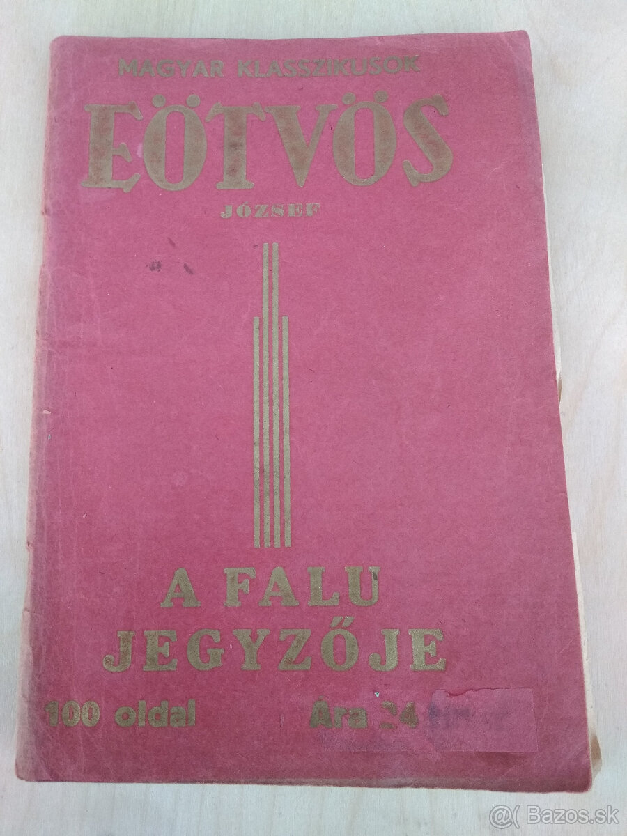 A falu jegyzője / Eötvös József