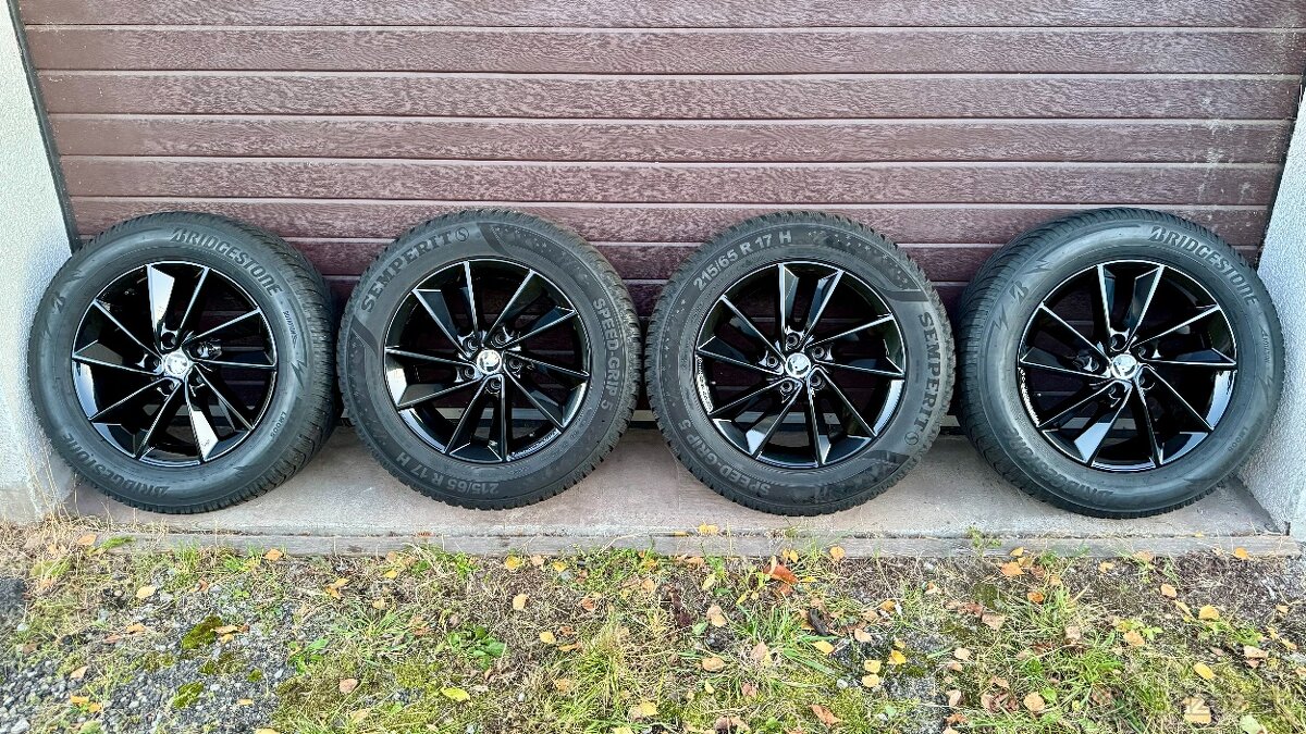 originální ALU kolesá škoda borbet R17 5x112