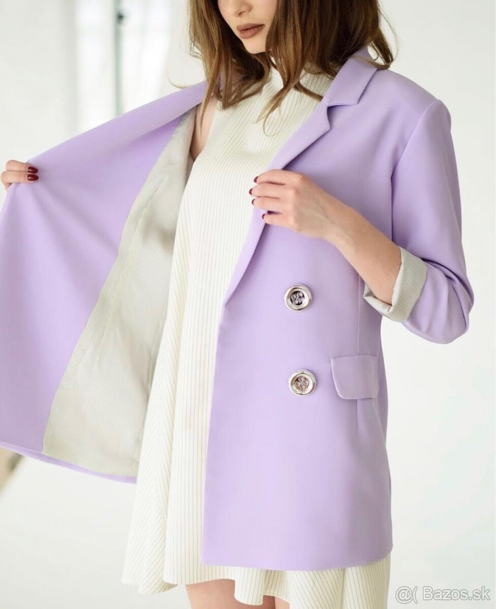 Oversize predĺžené sako značka Zarina Simkovič,