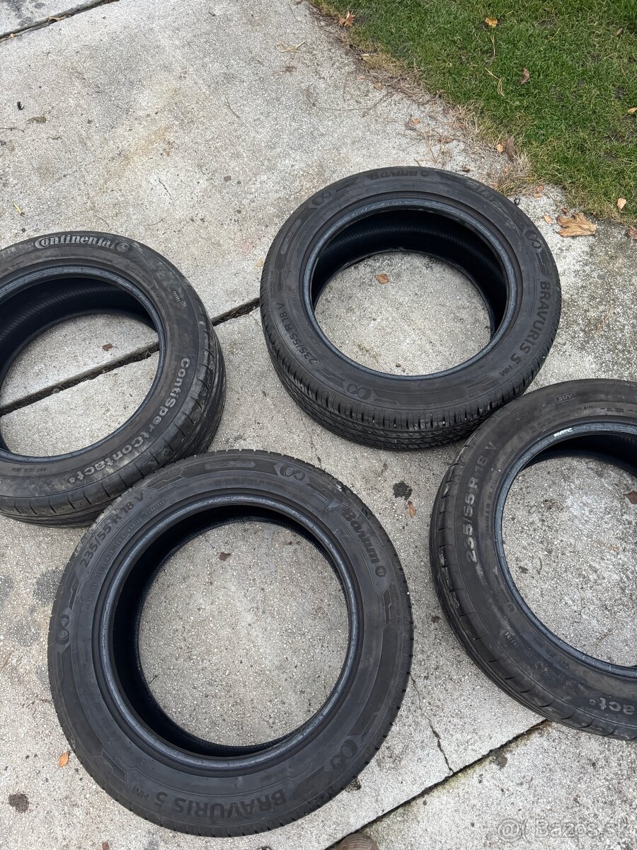 Predám sadu letných pneumatík 235/55 R18