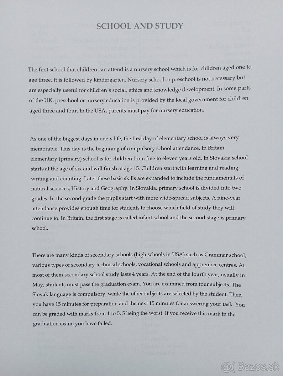 Maturitné otázky ANJ