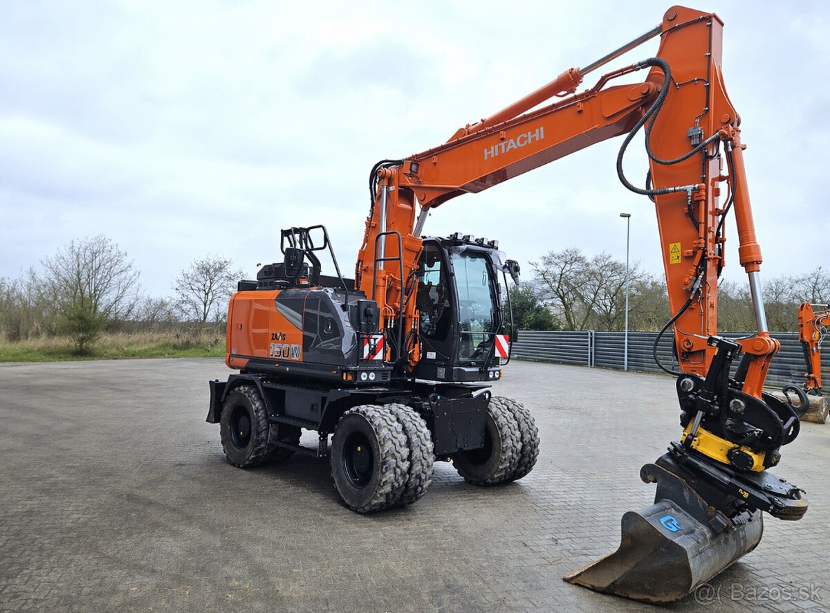 Kolesové rýpadlo Hitachi ZX150W‑7
