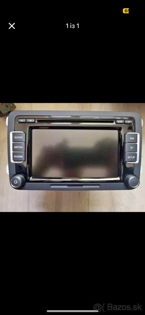 Autorádio Rádio Volkswagen RCD