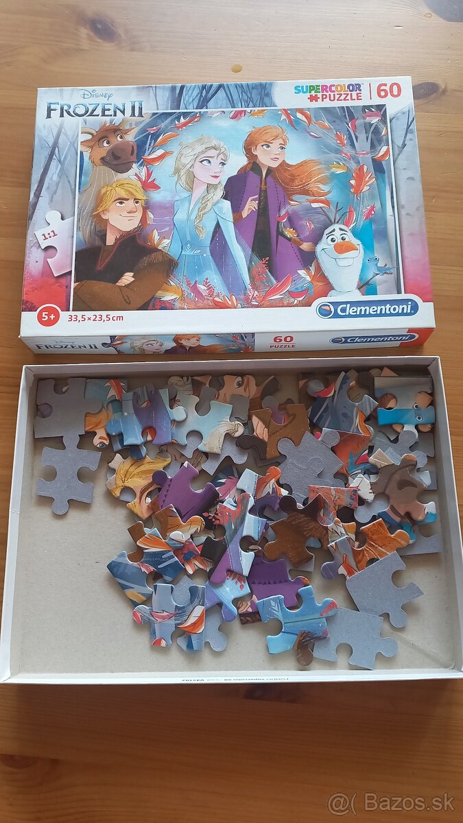 Puzzle Ľadové kráľovstvo 2.