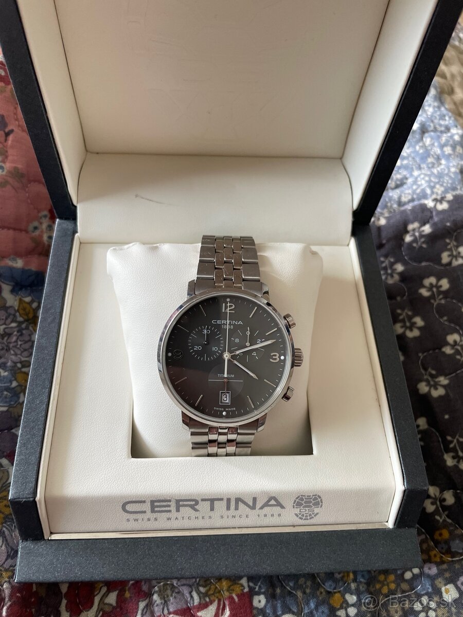 Hodinky Certina DS Chronograph Titanium C035.417.44.087.00
