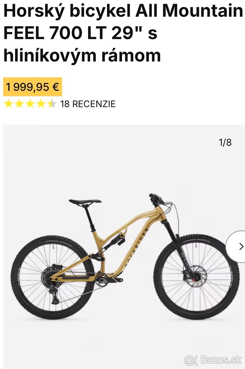 Horský bicykel All Mountain FEEL 700 LT 29"
