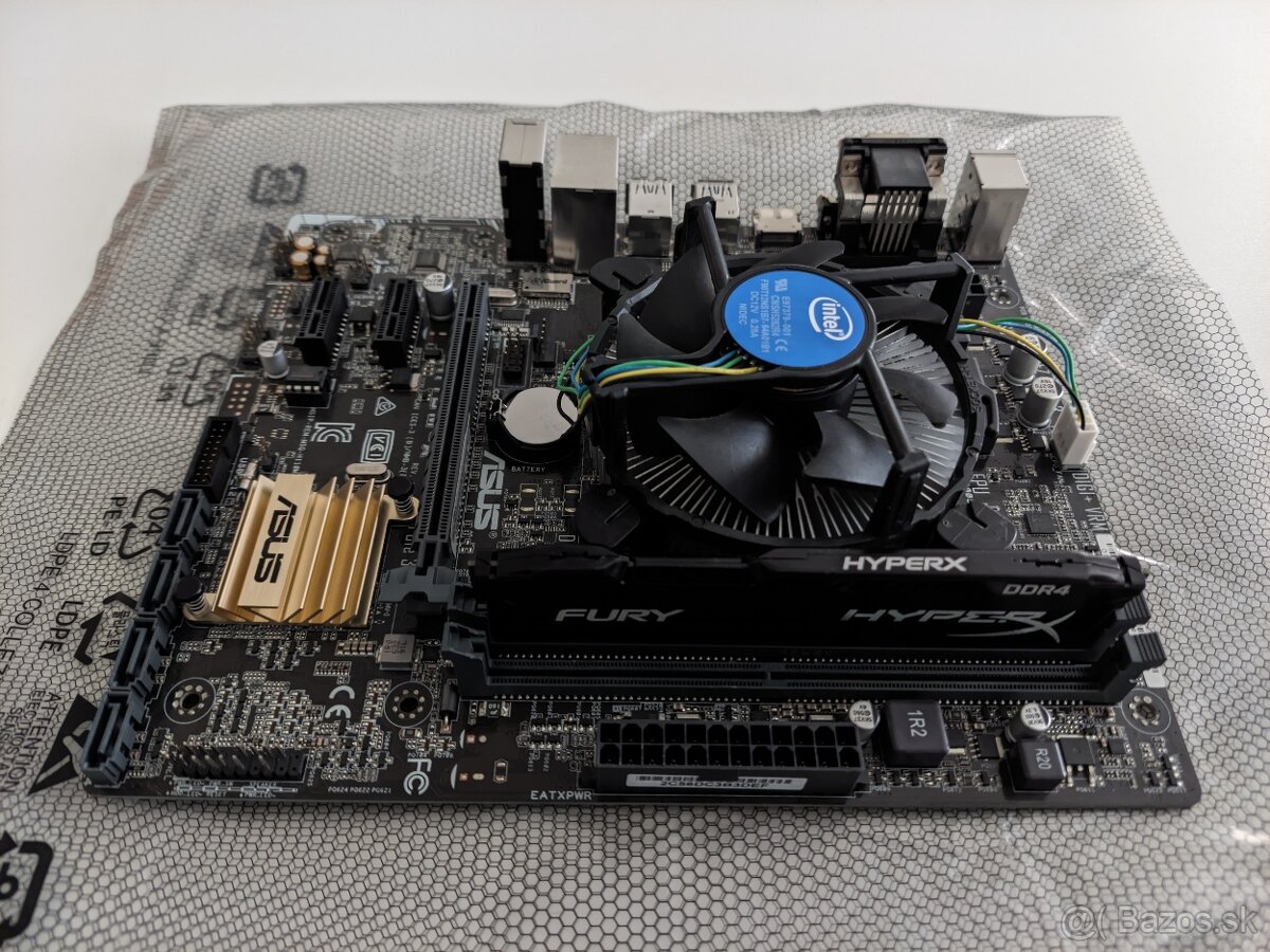 Intel Pentium G4400, ASUS H110M-A, 4GB DDR4 RAM
