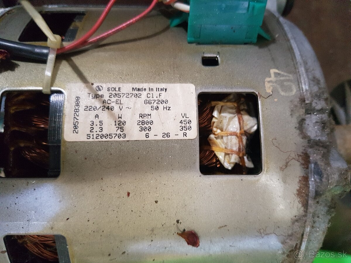 Práčka WM 1050 INOX motor na predaj