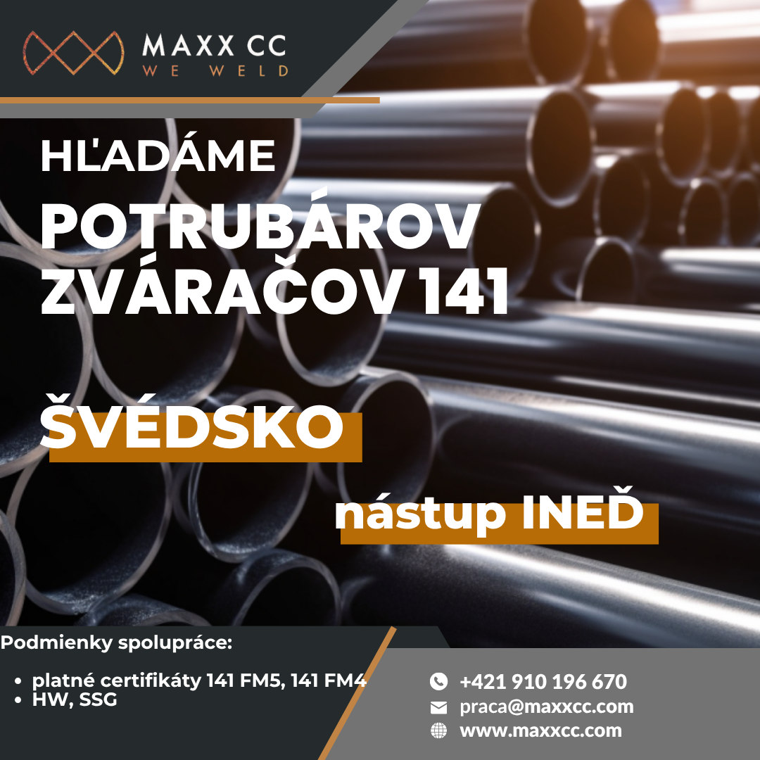 Potrubári a zvárači - Švédsko