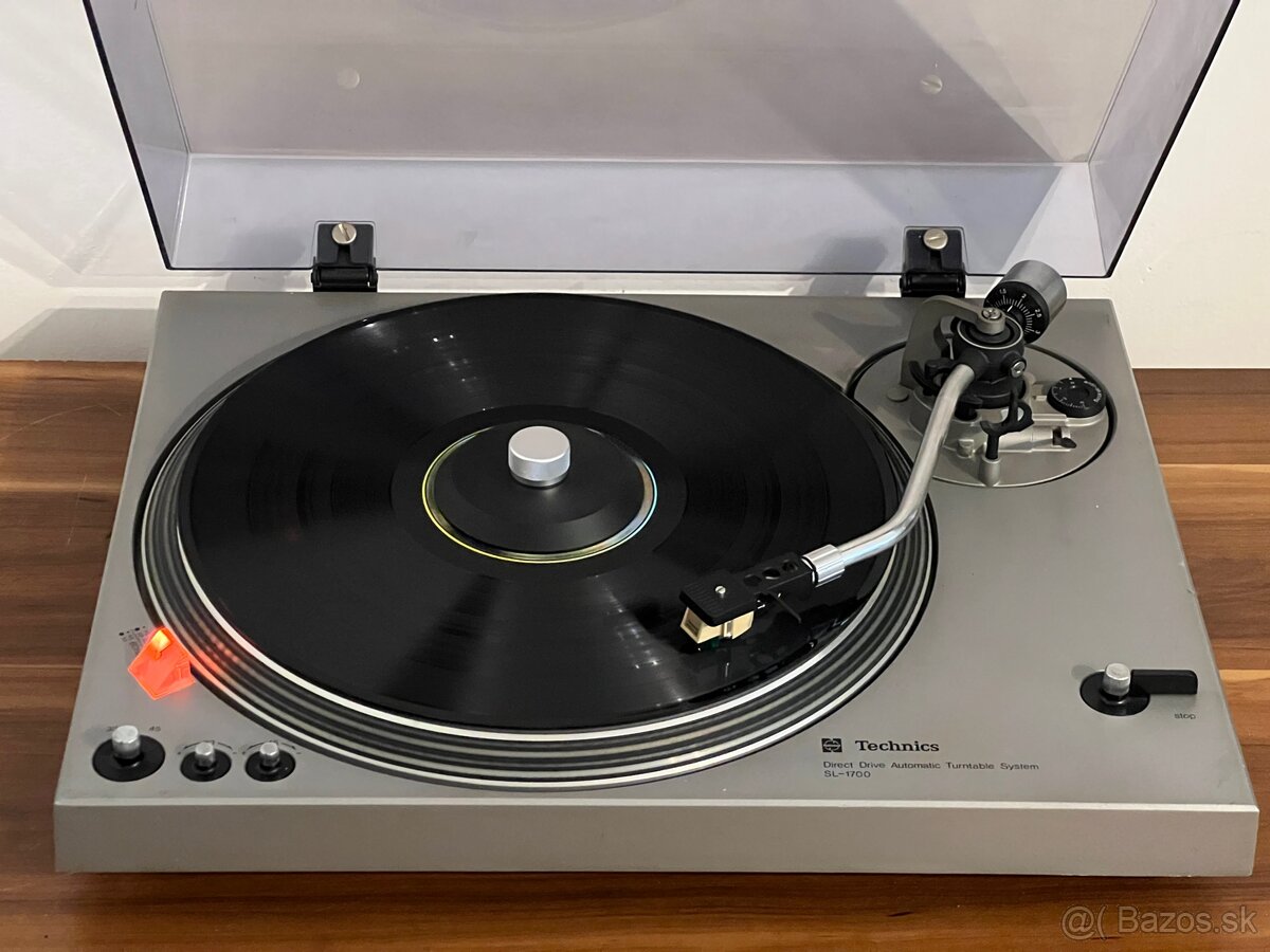 Technics SL-1700 po kompletnom servise, nová ihla