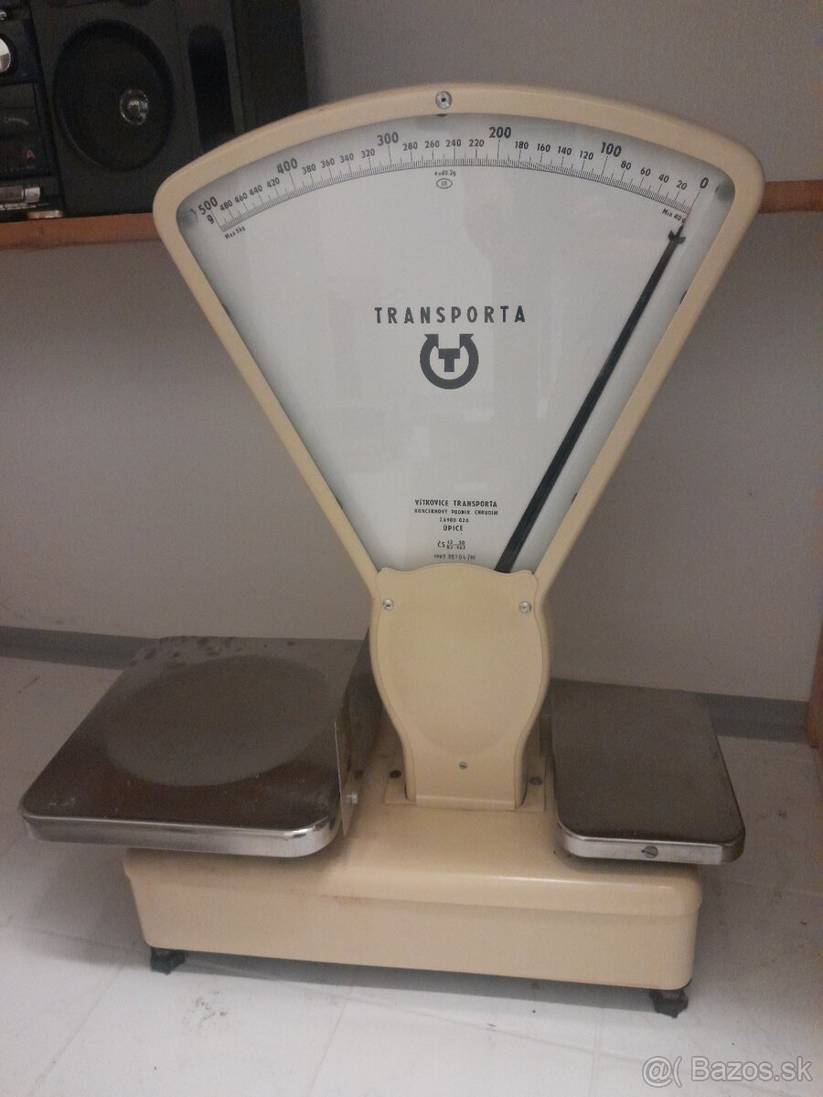 Obchodná váha transporta