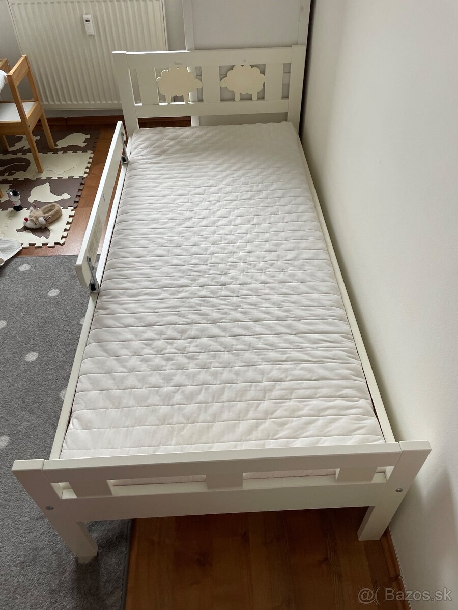 Detská postel Ikea Kritter 70x160cm komplet