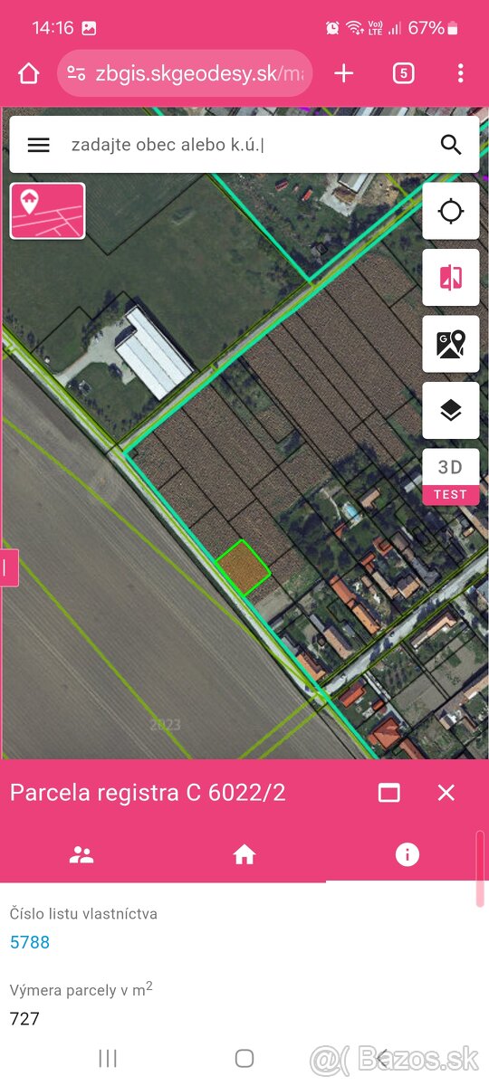Stavebný pozemok Galanta