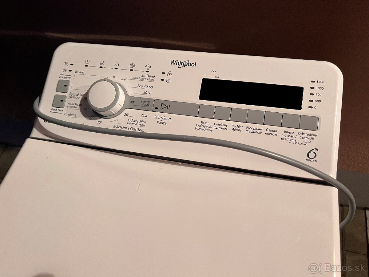 Práčka Whirlpool TDLR 65230SS CS/N biela