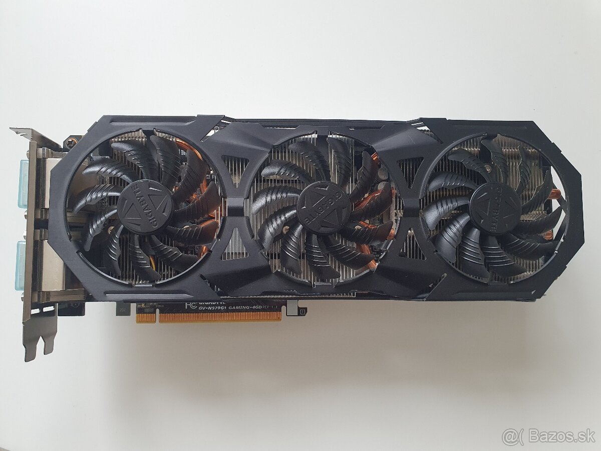 Predam graficka kartu GIGABYTE GTX 970 WindForce 3X OC 4GB