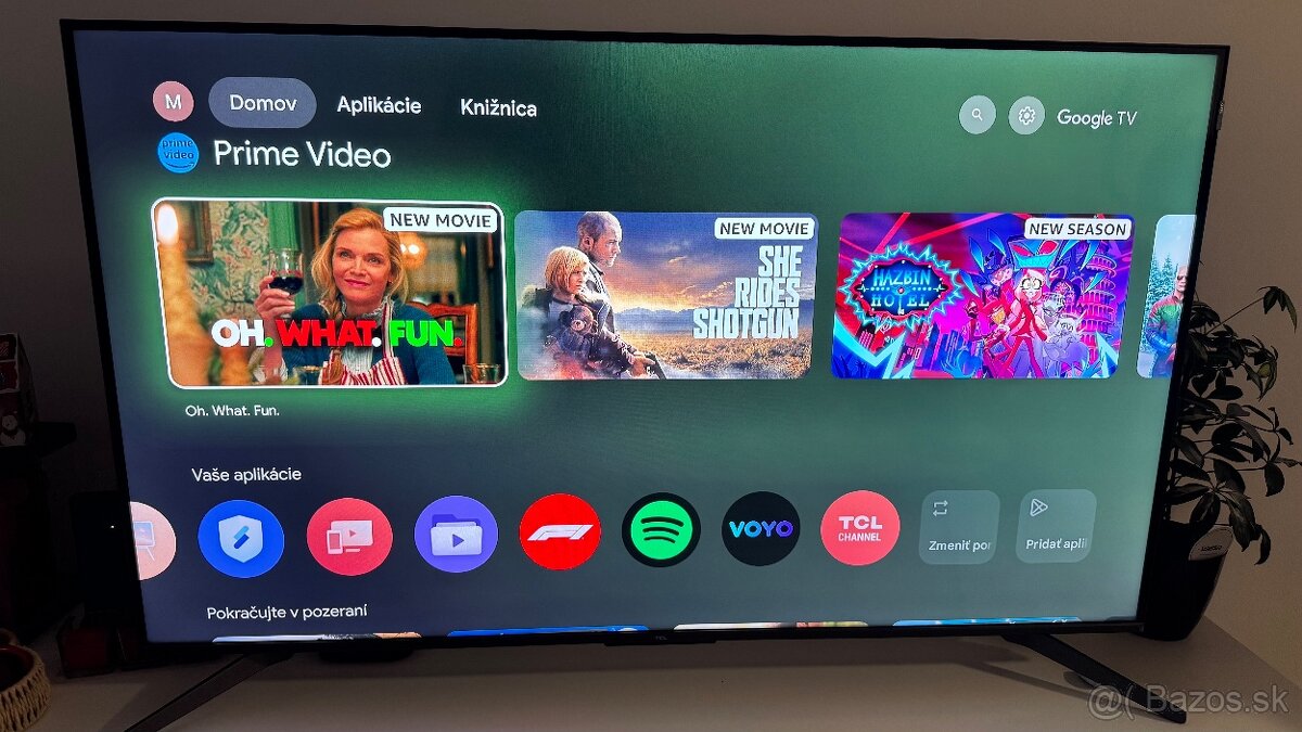 Predám Smart TV TCL 55C655 Pro – 55”, QLED, 4K, Google TV