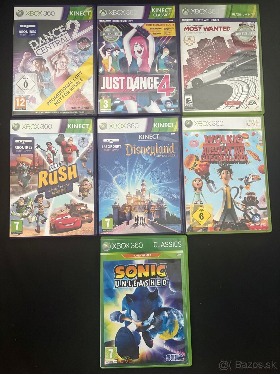 Hry na X box 360