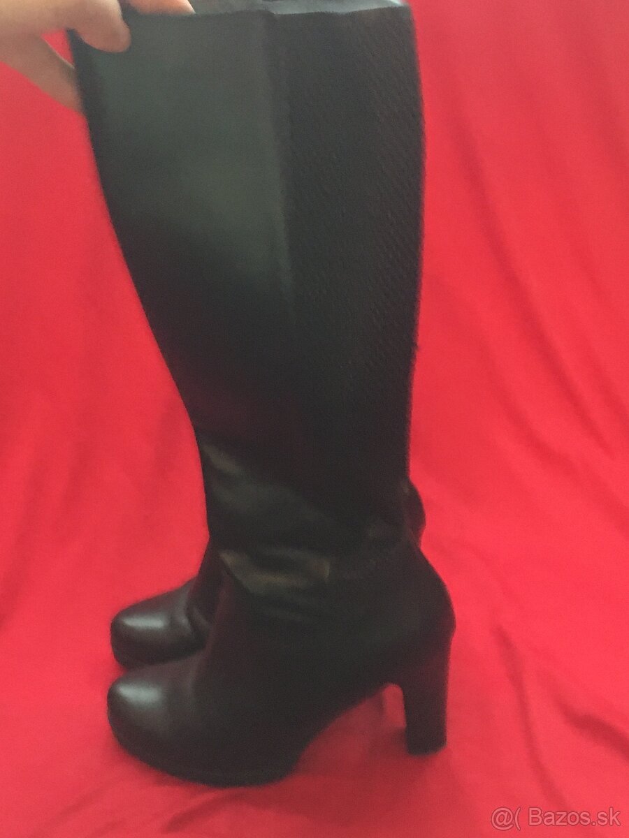 Kožené čižmy 38
