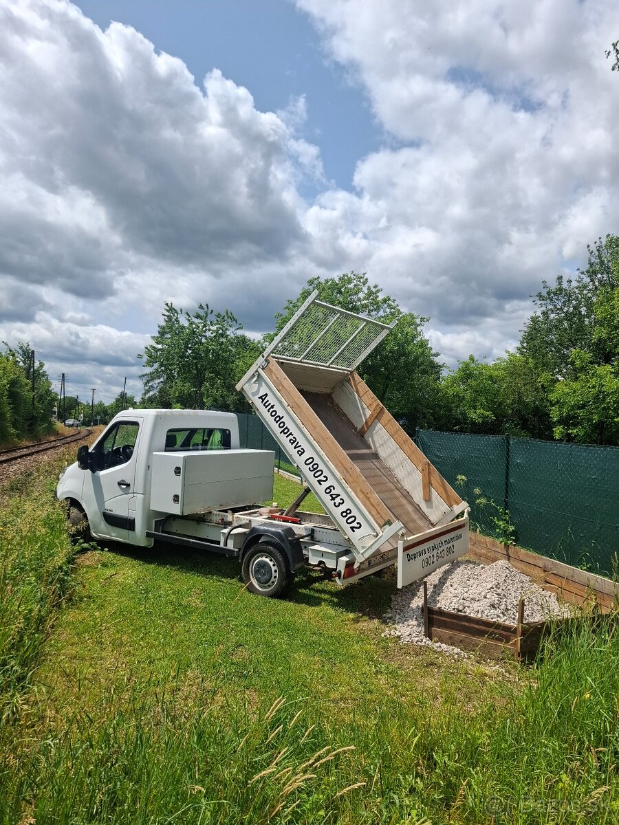 Doprava, odvoz dovoz sklápačom do 3,5t