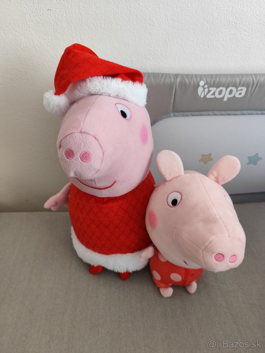 Plyšák 2x prasiatko Peppa