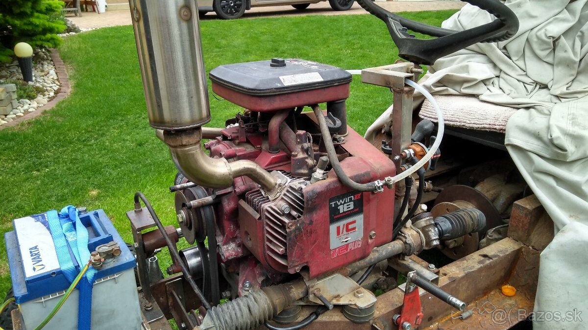 Benzinovy motor BRIX STRATON-18Koní-Boxer.