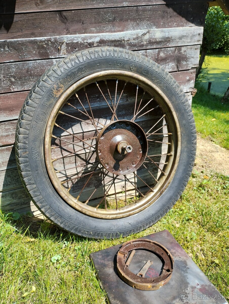 Bicykel na wehrmacht motocykel DKV 350 nd v pieskovej farbe