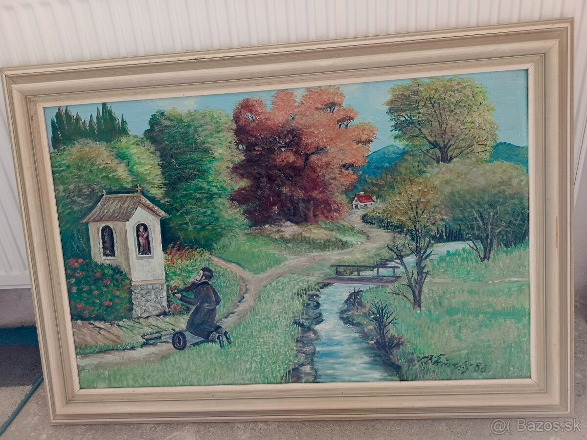 Ručne maľovaný obraz 1988